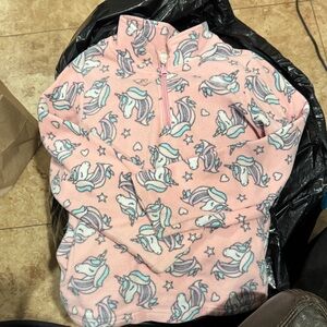 Pink Unicorn Kids Sweater